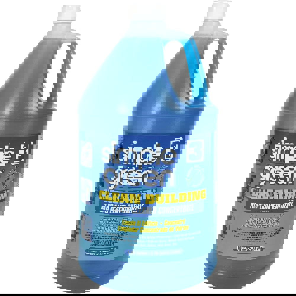 Clean Building Glass Cleaner Concentrate, Unscented, 1gal Bottle